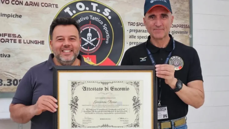 Scoglitti encomio tiro sportivo cerimonia al poligono FreeShots