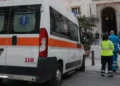 Ambulanza del 118 in Sicilia durante servizio di emergenza