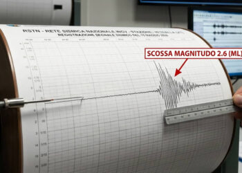 Siracusa terremoto con vista urbana della zona interessata dalla scossa
