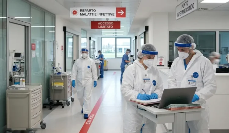 sospetto caso Ebola personale sanitario in reparto infettivi