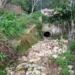Veduta del torrente San Liberale a Modica con argini in pietra e lavori di messa in sicurezza