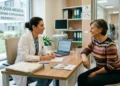 tumore al seno paziente durante percorso di prevenzione e attività fisica