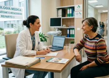 tumore al seno paziente durante percorso di prevenzione e attività fisica