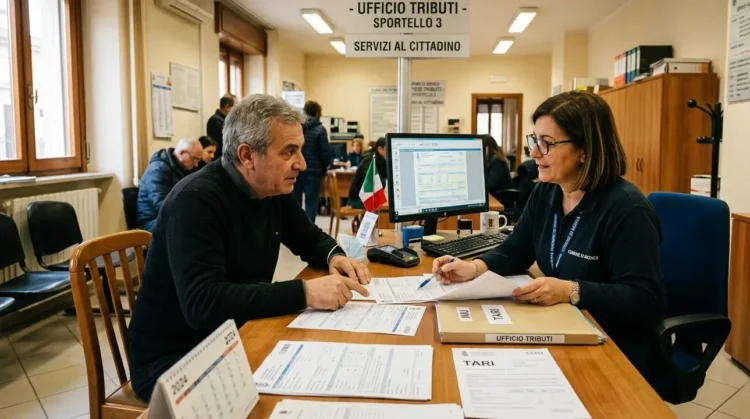 Sportello tributi del Comune di Ragusa durante fase di adesione alla definizione agevolata 2026