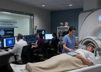 ultrasuoni Parkinson Vanvitelli caschetto trattamento neurologico paziente