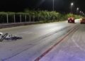 Vittoria incidente ciclista sulla ex Sp17 con intervento dei soccorsi notturni