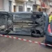 incidente stradale Vittoria via XX Settembre auto ribaltata