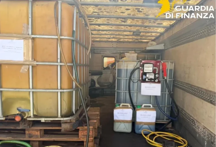 Sequestro di gasolio agricolo effettuato dalla Guardia di Finanza a Vittoria