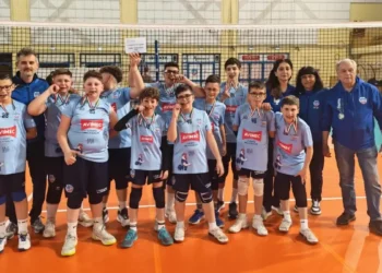 Premiazione della squadra Under 13 Volley Modica NextGen