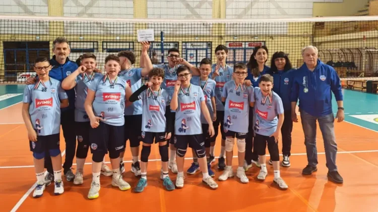Premiazione della squadra Under 13 Volley Modica NextGen