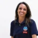 Alessandra Ruta in maglia Avimec Modica durante una foto ufficiale della società biancoazzurra