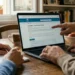 Famiglia al computer mentre consulta portale INPS per assegno unico giugno 2026