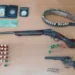 Armi e munizioni sequestrate dai Carabinieri a Testa dell'Acqua