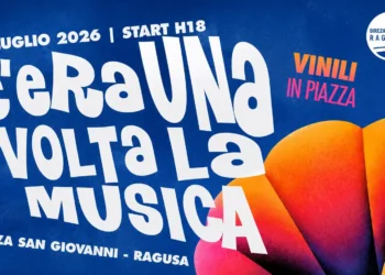 Locandina dell'evento "C'era una volta la musica" in programma il 3 luglio in piazza San Giovanni a Ragusa