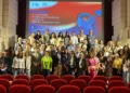 Professionisti sanitari durante il congresso sull’ictus al Teatro Naselli di Comiso
