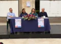 Relatori e rappresentanti delle associazioni durante il convegno sulla cultura della donazione nell'Atrio comunale di Modica.