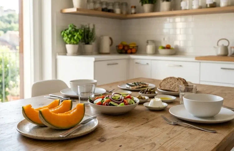 melone dieta del melone alimentazione equilibrata frutta fresca tavola