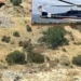 Veduta dall'alto dell'area sequestrata a Donnalucata con l'intervento dei Carabinieri impegnati nei controlli ambientali