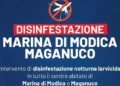 Disinfestazione notturna a Marina di Modica e Maganuco l’8 giugno. Ecco orari, aree interessate e precauzioni