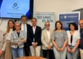 Il nuovo direttivo di Federalberghi Ragusa posa al termine dell'assemblea che ha eletto Giovanni Occhipinti presidente.