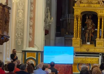 Presentazione del restauro del fercolo di San Giovanni Battista nella chiesa madre di Monterosso Almo