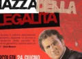 Locandina della Giornata della Legalità promossa dall'Oratorio Salesiano di Ragusa con riferimento al Giardino della legalità.