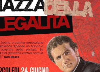 Locandina della Giornata della Legalità promossa dall'Oratorio Salesiano di Ragusa con riferimento al Giardino della legalità.