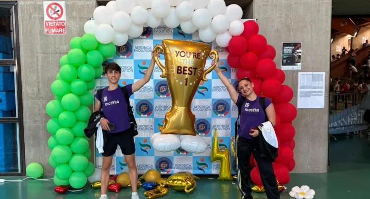 Ginnastica aerobica, Motyka Modica quinta agli Assoluti Gold