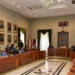 Seduta del Consiglio comunale di Modica durante una riunione nell'aula consiliare del Comune