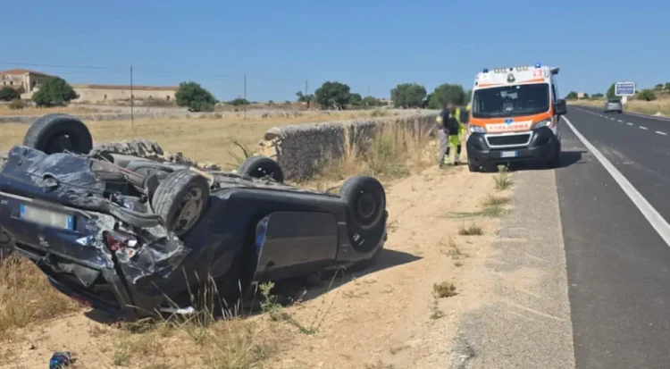 Incidente sulla SP 25 tra Ragusa e Marina di Ragusa