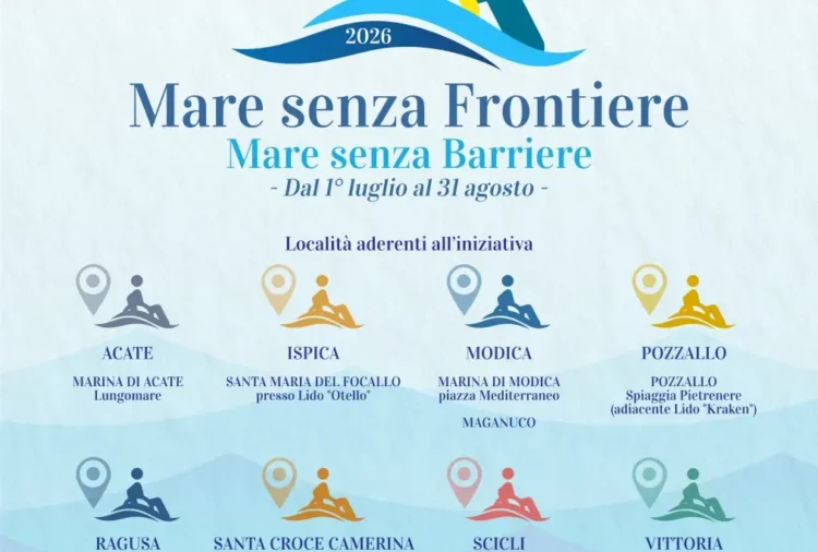 Mare senza frontiere: dove sarà attivo il servizio
