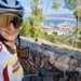 Mirela Nicoleta Rusu durante una delle sue uscite in bicicletta in una foto pubblicata sui social prima del tragico incidente avvenuto sulla statale 186 a Pioppo.