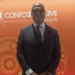 Nello Aprile durante l'assemblea nazionale di Confcooperative Sanità a Roma