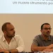 Alessandro Basile e Andrea La Rosa durante un incontro pubblico a Vittoria dedicato ai temi dell'amministrazione cittadina.