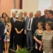 Gruppo di partecipanti alla cerimonia del Premio Eccellenze della Contea di Modica con l’arcivescovo Corrado Lorefice
