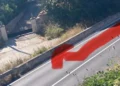 Strada di accesso al quartiere Dente a Modica chiusa dopo la realizzazione della rotatoria Dente-Crocicchia