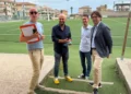 Sopralluogo al campo da rugby di Ragusa durante l'avvio degli interventi di riqualificazione dell'impianto