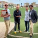 Sopralluogo al campo da rugby di Ragusa durante l'avvio degli interventi di riqualificazione dell'impianto