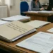 Immagine generata con IA che rappresenta documenti fiscali collegati alla rottamazione quinquies degli enti locali.