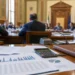 Foto social generata con intelligenza artificiale sulla rottamazione quinquies e dibattito al Senato sugli emendamenti fiscali