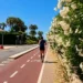 Runner sulla pista ciclopedonale di Marina di Ragusa nel tratto di Punta di Mola, dove è avvenuto l'investimento.