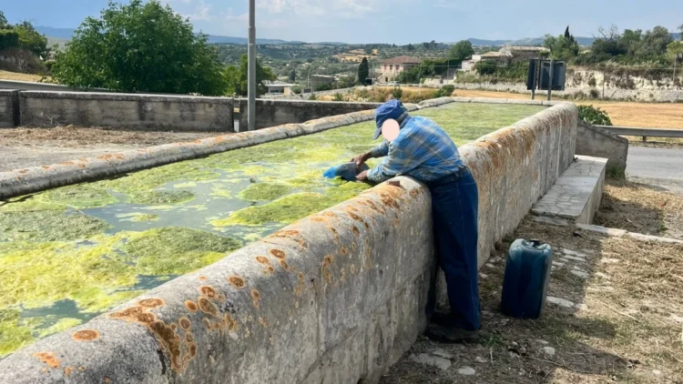 Abbeveratoio lavatoio della frazione di San Giacomo nel territorio comunale di Ragusa
