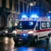 Ambulanza a Santa Maria di Licodia davanti a un’abitazione dopo un intervento del 118