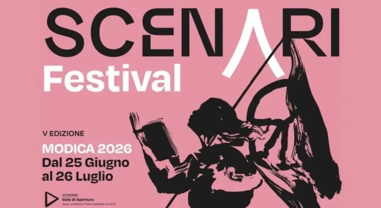 Festival Scenari 2026 si presenta a Modica il 20 giugno davanti al Teatro Garibaldi