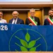 I rappresentanti del Comune di Ragusa durante la cerimonia di consegna della bandiera Spighe Verdi 2026