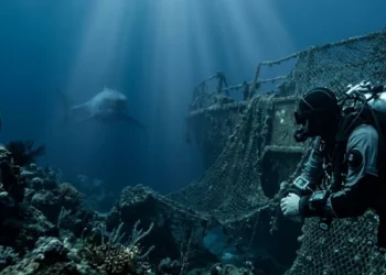 Squalo bianco nel Mediterraneo: avvistamento tra Sicilia e Tunisia