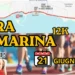 Locandina della Stramarina 12K con percorso sul lungomare di Marina di Ragusa e data della manifestazione