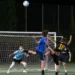 Azione di gioco durante una partita del Torneo Carlo Acutis sul campo di calciotto a Ragusa