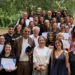 Partecipanti e organizzatori del Corso avanzato in Interventi assistiti con gli animali dell'ASP di Ragusa durante la consegna degli attestati finali.