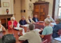 Conferenza dei sindaci e sindacati dei medici di famiglia durante l'incontro sullo sciopero